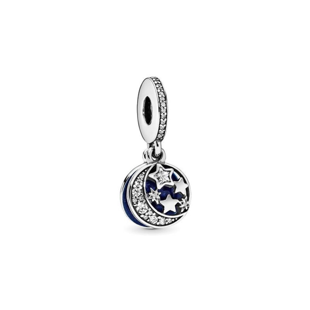 Pandora Moments Silver Cz Charm